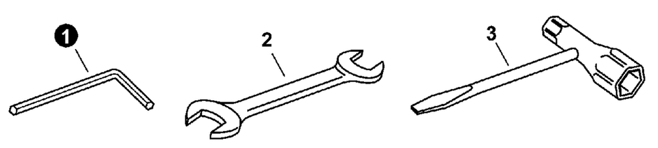 Tools Diagram and Parts List for 89291B 99922201604 Shindaiwa Trimmer