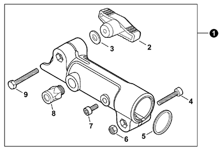 Coupler Diagram and Parts List for 66012 99922205150 Shindaiwa Trimmer