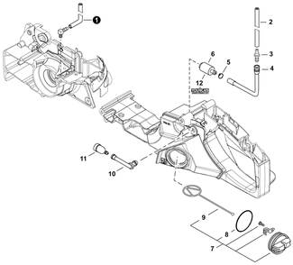 Part Location Diagram of P021016771 Shindaiwa Cap Assy, Fuel