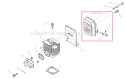 Page A Diagram and Parts List for AH230  Shindaiwa Hedge Trimmer