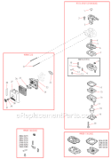 Page L Diagram and Parts List for AH230  Shindaiwa Hedge Trimmer