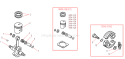 Page D Diagram and Parts List for AH230  Shindaiwa Hedge Trimmer