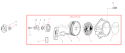 Page F Diagram and Parts List for AH230  Shindaiwa Hedge Trimmer
