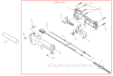 Page H Diagram and Parts List for AH230  Shindaiwa Hedge Trimmer