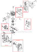 Page A Diagram and Parts List for AH231  Shindaiwa Hedge Trimmer