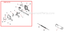Page G Diagram and Parts List for AH231  Shindaiwa Hedge Trimmer