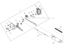 Page K Diagram and Parts List for AH242  Shindaiwa Hedge Trimmer