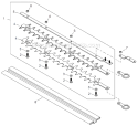Page L Diagram and Parts List for AH242  Shindaiwa Hedge Trimmer