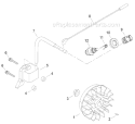 Page E Diagram and Parts List for AH242  Shindaiwa Hedge Trimmer