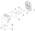 Page K Diagram and Parts List for AH2510  Shindaiwa Hedge Trimmer