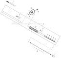 Page M Diagram and Parts List for AH2510  Shindaiwa Hedge Trimmer