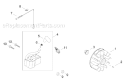 Page H Diagram and Parts List for AH2510  Shindaiwa Hedge Trimmer