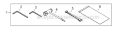 Page P Diagram and Parts List for AH254 T12612001001 - T12612999999 Shindaiwa Hedge Trimmer