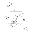 Page F Diagram and Parts List for AH254 T12612001001 - T12612999999 Shindaiwa Hedge Trimmer