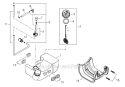 Page H Diagram and Parts List for AH254 T12612001001 - T12612999999 Shindaiwa Hedge Trimmer
