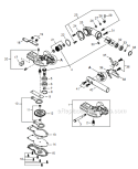 Page L Diagram and Parts List for AH254 T12711001001 - T12711999999 Shindaiwa Hedge Trimmer