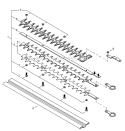 Part Location Diagram of X431000080 Shindaiwa Guard, Cutter Blade
