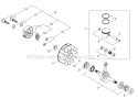 Part Location Diagram of A557000040 Shindaiwa Bolt, Clutch