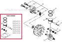 Page B Diagram and Parts List for AHS231  Shindaiwa Hedge Trimmer