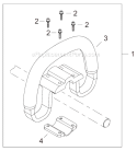 Page J Diagram and Parts List for AHS242  Shindaiwa Hedge Trimmer