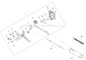 Page L Diagram and Parts List for AHS242  Shindaiwa Hedge Trimmer