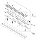 Page M Diagram and Parts List for AHS242  Shindaiwa Hedge Trimmer