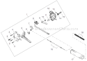 Page P Diagram and Parts List for AHS2510  Shindaiwa Hedge Trimmer