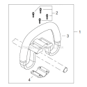 Page L Diagram and Parts List for AHS254 T12411001001 - T12411999999 Shindaiwa Hedge Trimmer