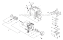 Page B Diagram and Parts List for AHS254 T12411001001 - T12411999999 Shindaiwa Hedge Trimmer