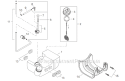 Page H Diagram and Parts List for AHS254 T12411001001 - T12411999999 Shindaiwa Hedge Trimmer