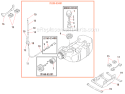 Page G Diagram and Parts List for B450  Shindaiwa Brush Cutter