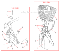 Page K Diagram and Parts List for B45INTL  Shindaiwa Brush Cutter