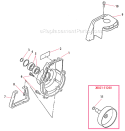 Page B Diagram and Parts List for B45INTL  Shindaiwa Brush Cutter