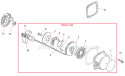 Page F Diagram and Parts List for B45INTL  Shindaiwa Brush Cutter