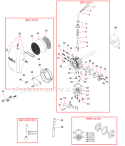 Page M Diagram and Parts List for B45  Shindaiwa Brush Cutter