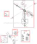 Page L Diagram and Parts List for B530  Shindaiwa Brush Cutter