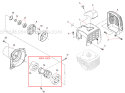 Page B Diagram and Parts List for B530  Shindaiwa Brush Cutter