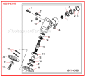 Page G Diagram and Parts List for B530  Shindaiwa Brush Cutter