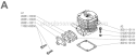 Page A Diagram and Parts List for BP-35  Shindaiwa Brush Cutter
