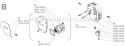 Part Location Diagram of 90050000004 Echo Nut 4