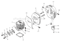 Part Location Diagram of 206826 Echo Nut Wing 1/4-20