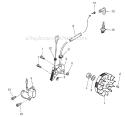 Page D Diagram and Parts List for BP40LA  Shindaiwa Brush Cutter