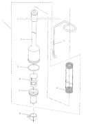 Page E Diagram and Parts List for BP40LA  Shindaiwa Brush Cutter