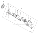 Page F Diagram and Parts List for BP40LA  Shindaiwa Brush Cutter