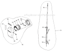Page H Diagram and Parts List for BP40LA  Shindaiwa Brush Cutter