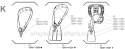 Page K Diagram and Parts List for C-250  Shindaiwa Brush Cutter