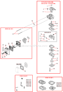 Part Location Diagram of A226000590 Shindaiwa Filter