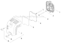 Page H Diagram and Parts List for C2510  Shindaiwa Brush Cutter