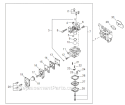 Page I Diagram and Parts List for C254 T10512001001 - T10512999999 Shindaiwa Brush Cutter