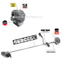 Page R Diagram and Parts List for C254 T10611001001 - T10611999999 Shindaiwa Brush Cutter